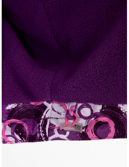 Куртка "Парка" фиолетовые круги - фиксатор